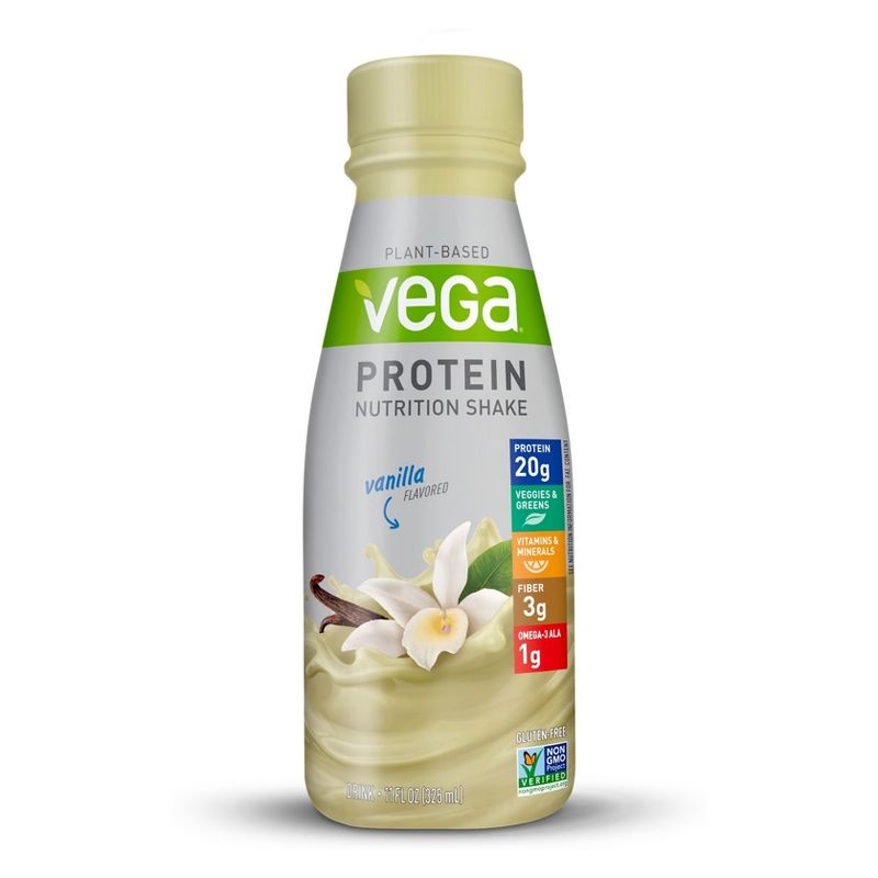 Vega Vegan Protein Shake - Vanilla - 4pk