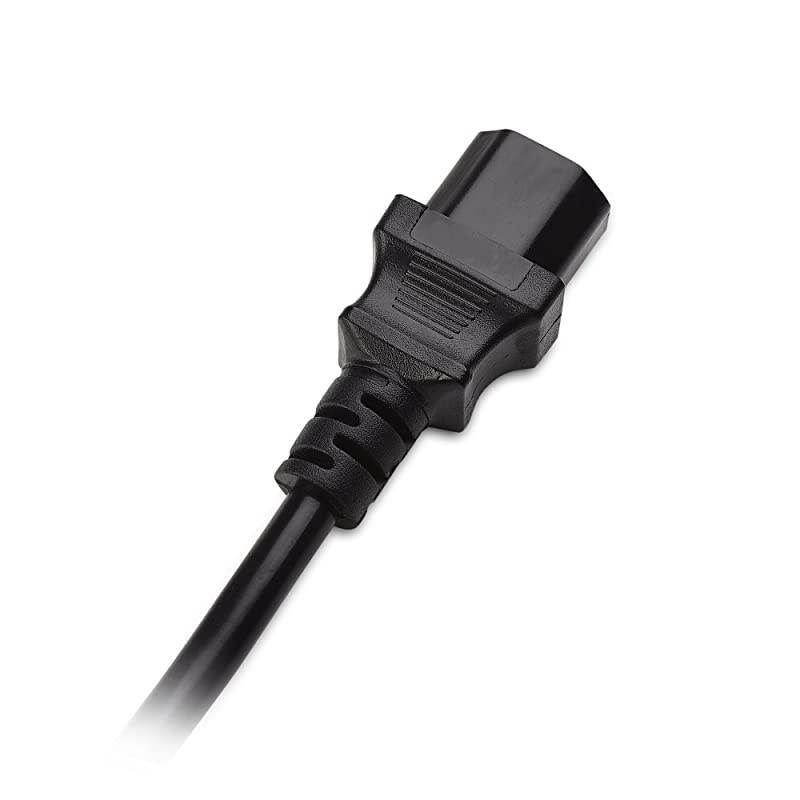 2Pack Computer to PDU Power Extension Cord Power Extension IEC C14 to IEC C13 PDU Power Cord 6 Feet