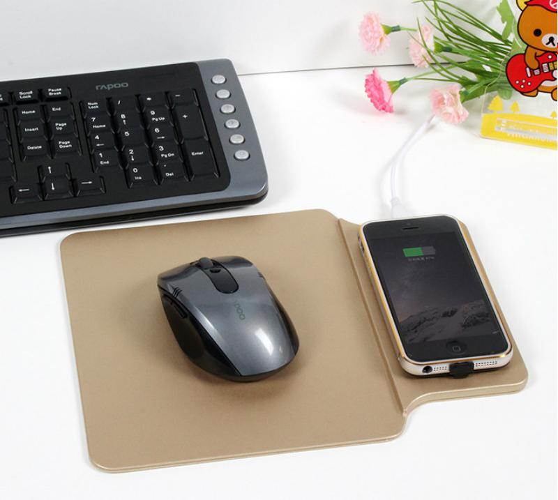 Universal Qi Wireless Charger With Mouse Pad 2 In 1 Charging Pad For Samsung HTC LG Nexus Lumia