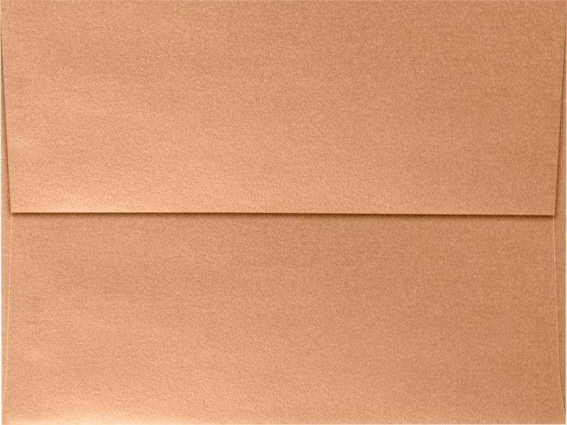 A7 Invitation Envelopes (5 1/4 x 7 1/4) - Copper Metallic (250 Qty.)