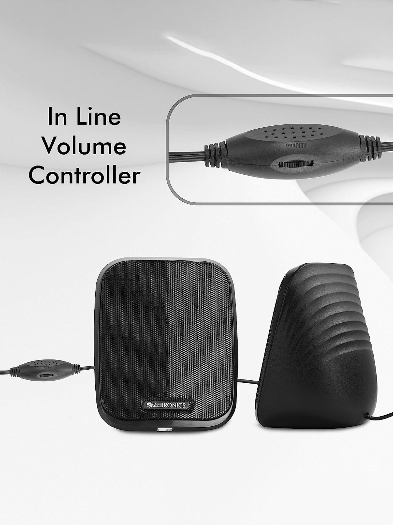 Zebronics Zeb-fame 2.0 Multimedia USB Powered Speaker (Black)