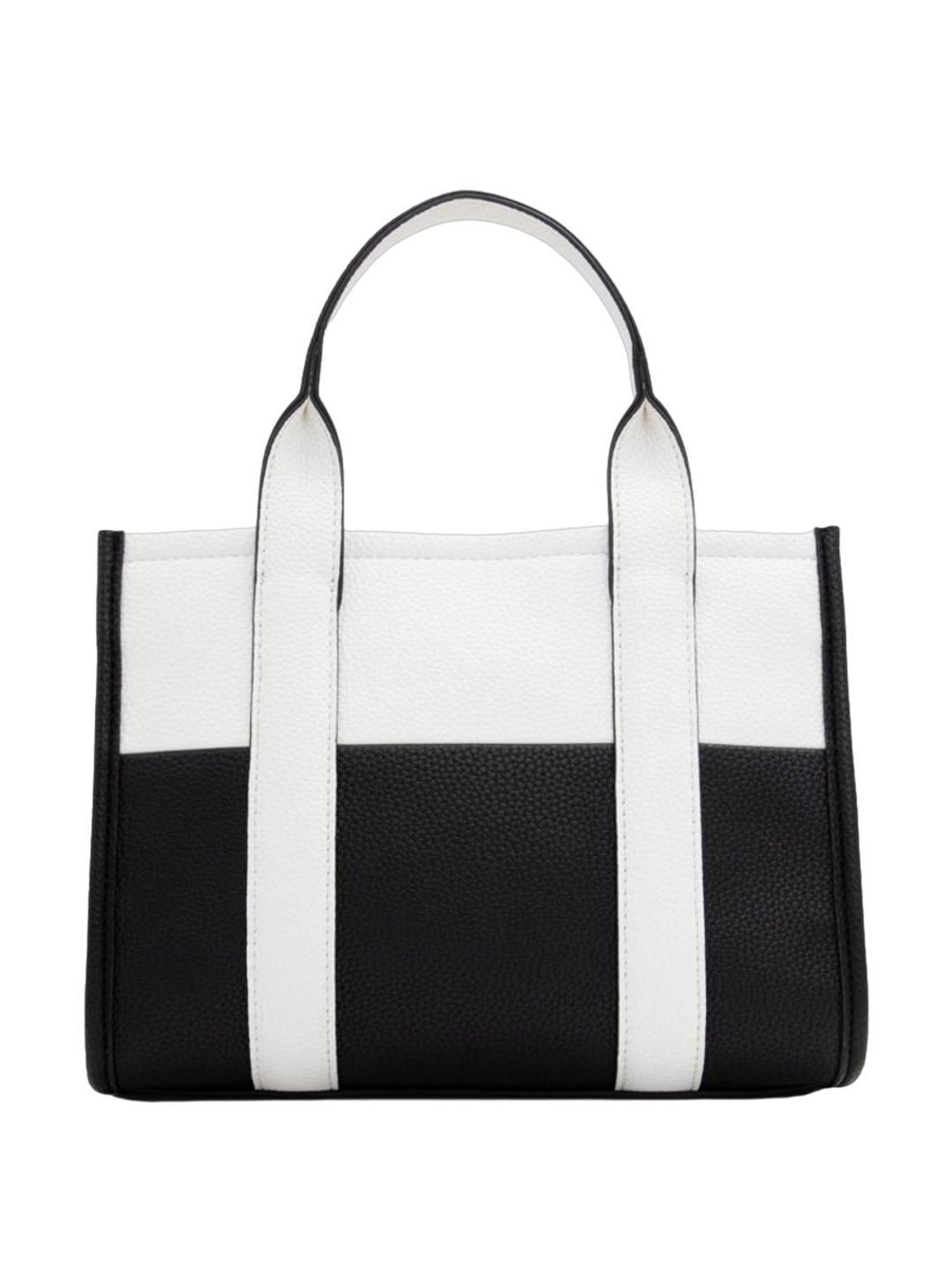Call It Spring Black & White Color Block Handbag