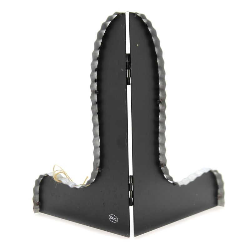 Home Decor 9.5" Black Galvanized Easel Med Picture Holder  -  Decorative Easels Or Stands