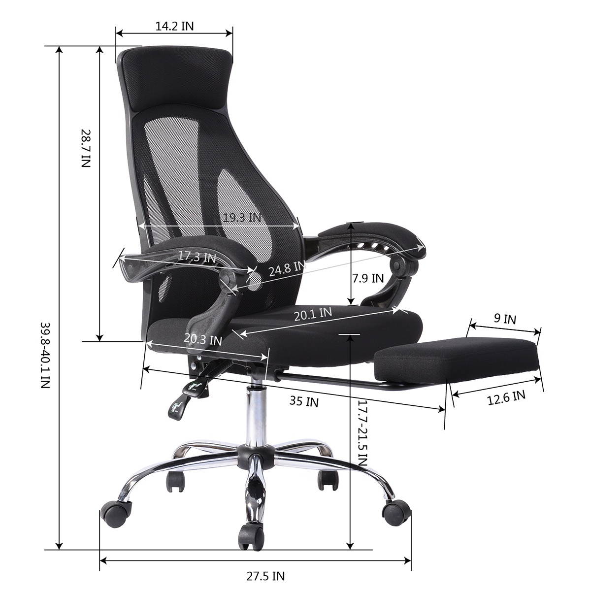 Furniture R Mesh Gaming Chair