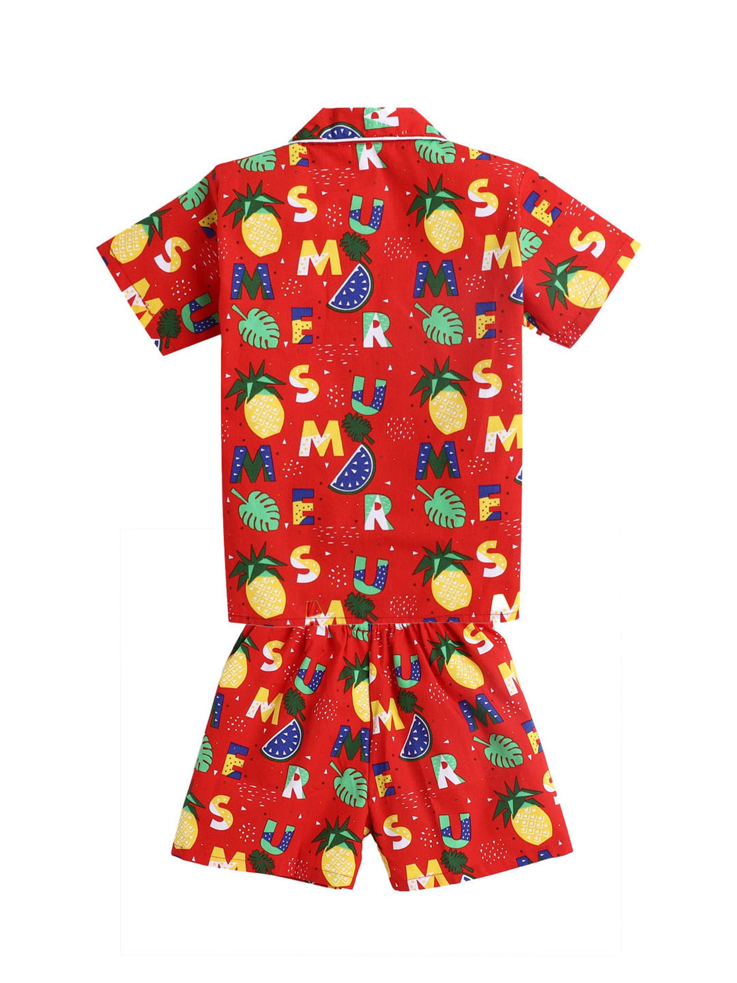 Nite Flite Boys Multicolor Cotton Printed T-Shirt & Pyjama