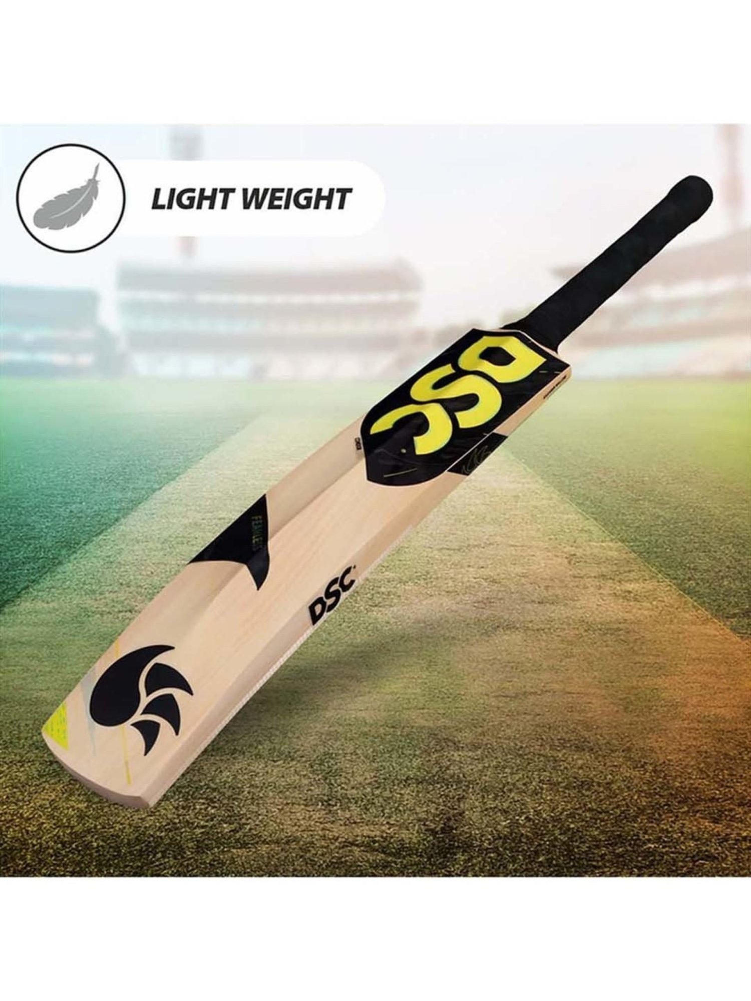 DSC Condor Sizzler Kashmir Willow Cricket Bat Size - 1