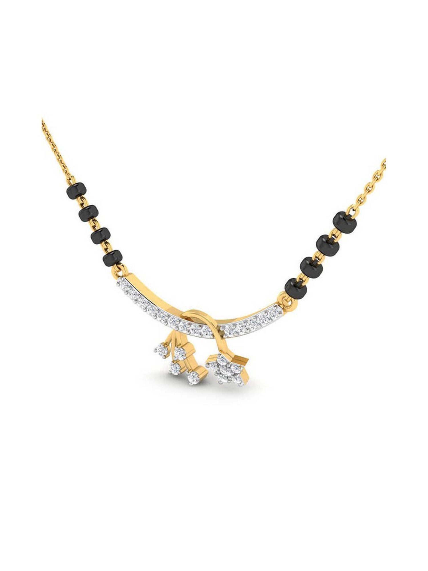 Waman Hari Pethe Jewellers 18k Gold & Diamond Mangalsutra for Women