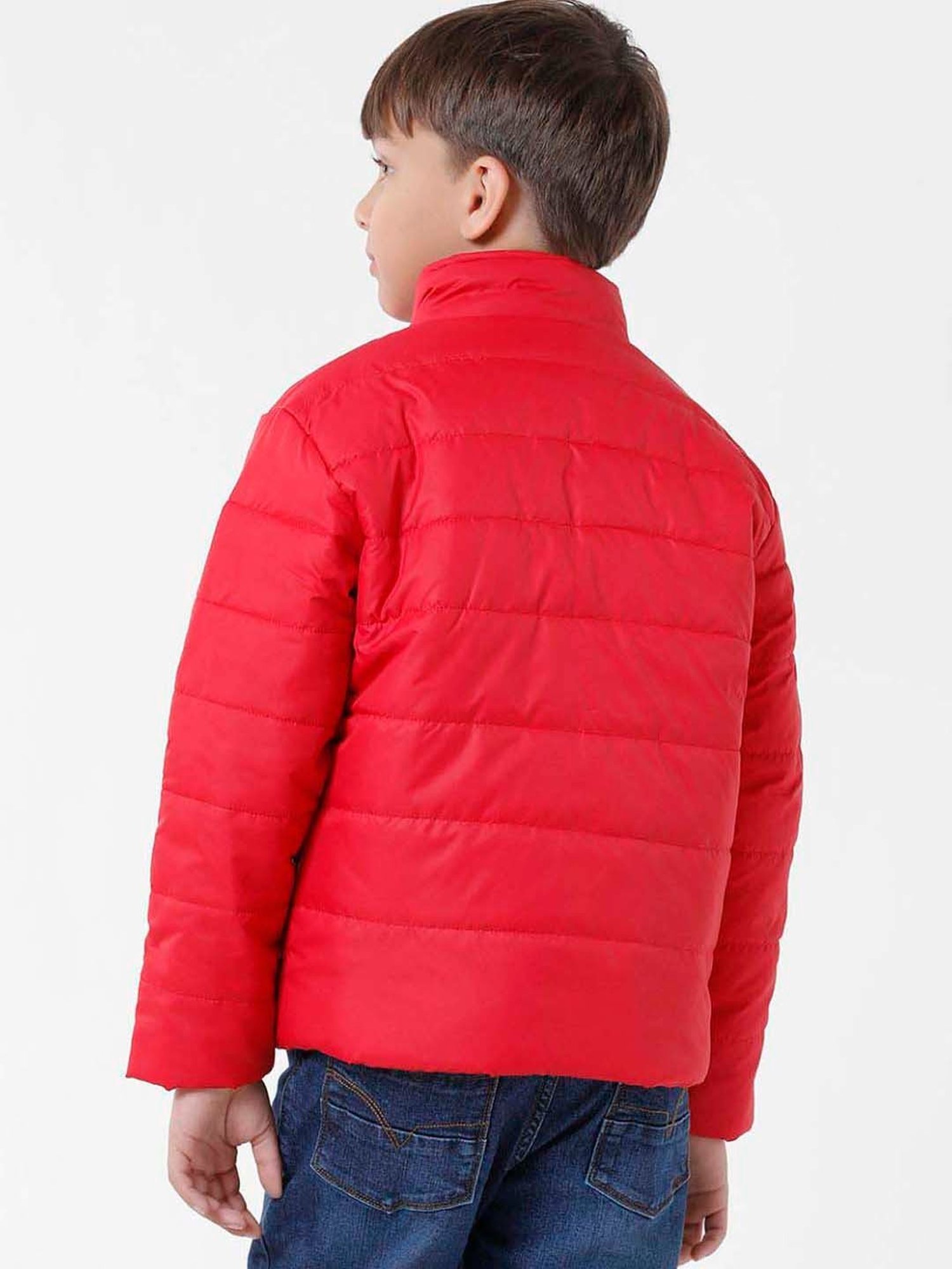 Kate & Oscar Kids White Regular Fit Full Sleeves Jacket