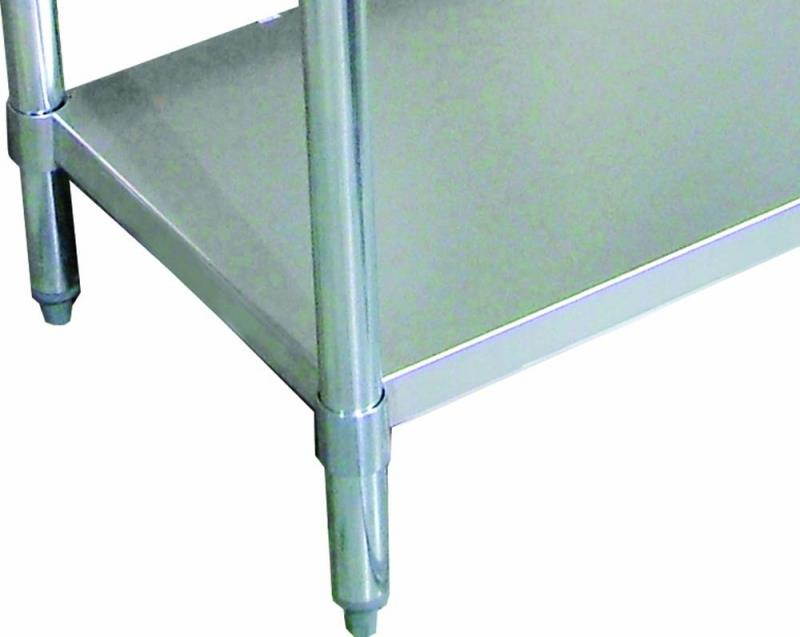 24" x 30" Galvanized Undershelf for Worktables