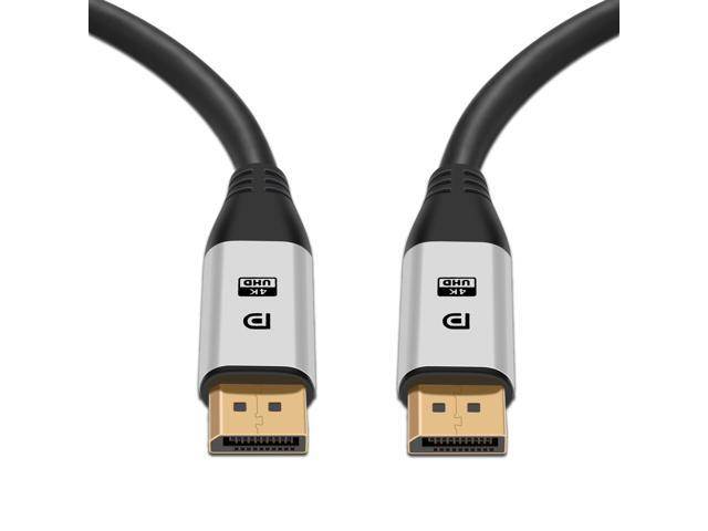 DisplayPort Cable 10ft(3m) DP Cable- [4K@60Hz] Display Port Cable High Speed DisplayPort to DisplayPort Cable for PC, Laptop, TV etc - (DP to DP Cable) Black (10Ft)