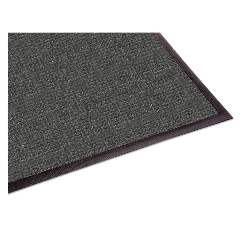 4'x6' Rectangle Solid Floor Mat Black - Guardian