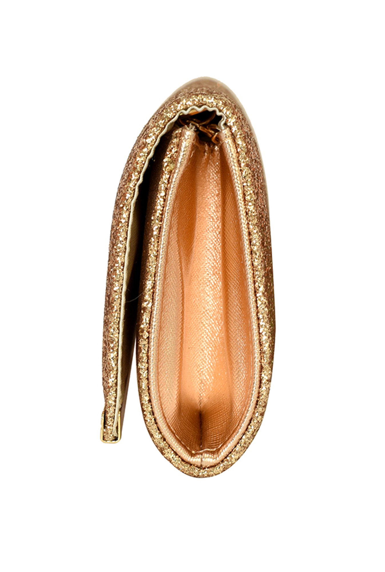 Lino Perros Golden Shimmer Flap Clutch