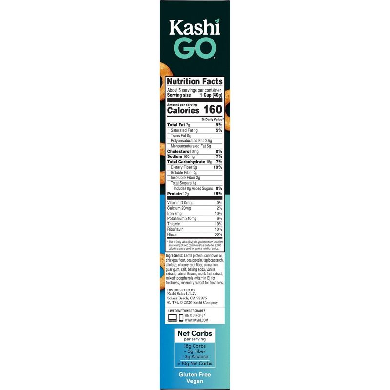 Kashi GO Keto Cinnamon Vanilla Cereal -7oz