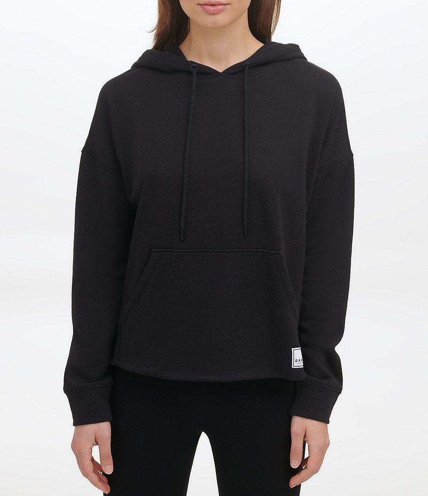 Splendid Knit Zip Up Drawstring Hoodie