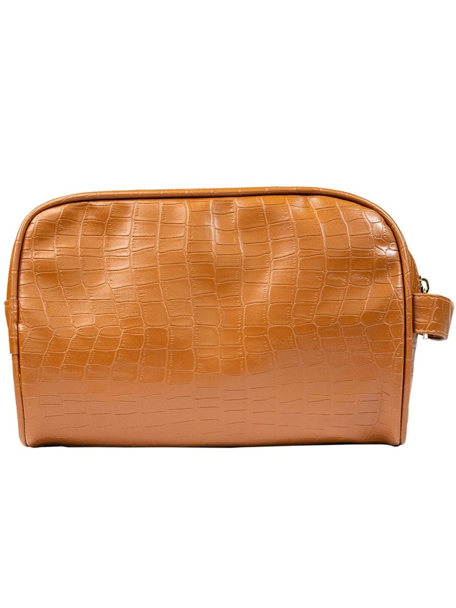 Man Arden Tan Animal Effect Medium Leather Pouch