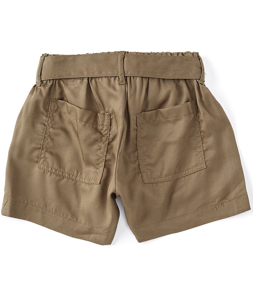 Copper Key Big Girls 7-16 Tie Front Shorts