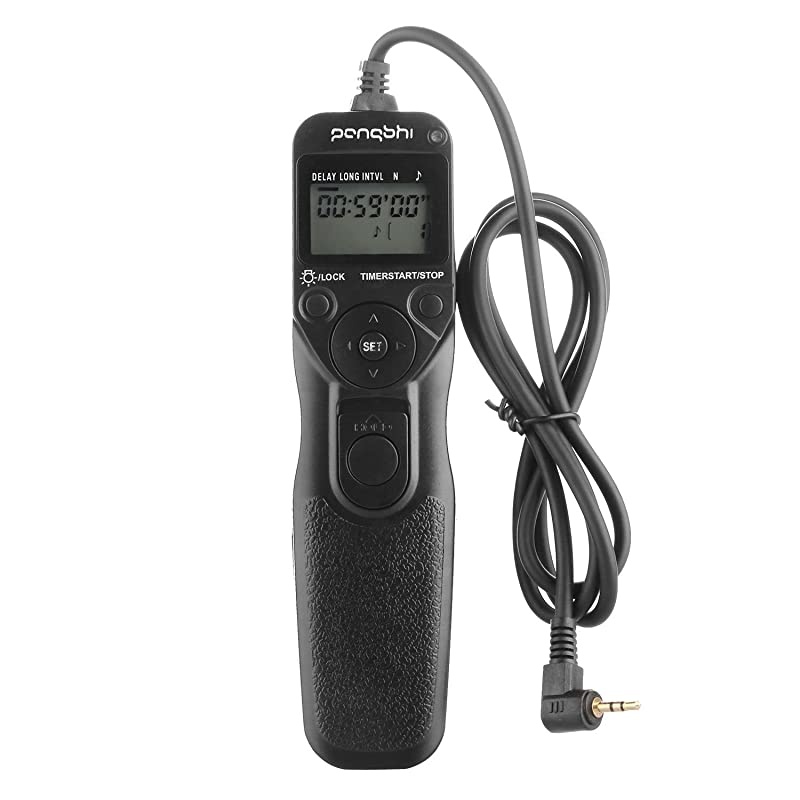Shutter Release for Canon  RS60E3 LCD Wired Timer Remote Control for Canon T5i T4i T2i T1i XT XTi XS XSi 60D G16 G15 G12 G11 G1X 70D 60Da 60D T6s T6i T3i T3 760D 100D 550D 1100D DSLR Camera