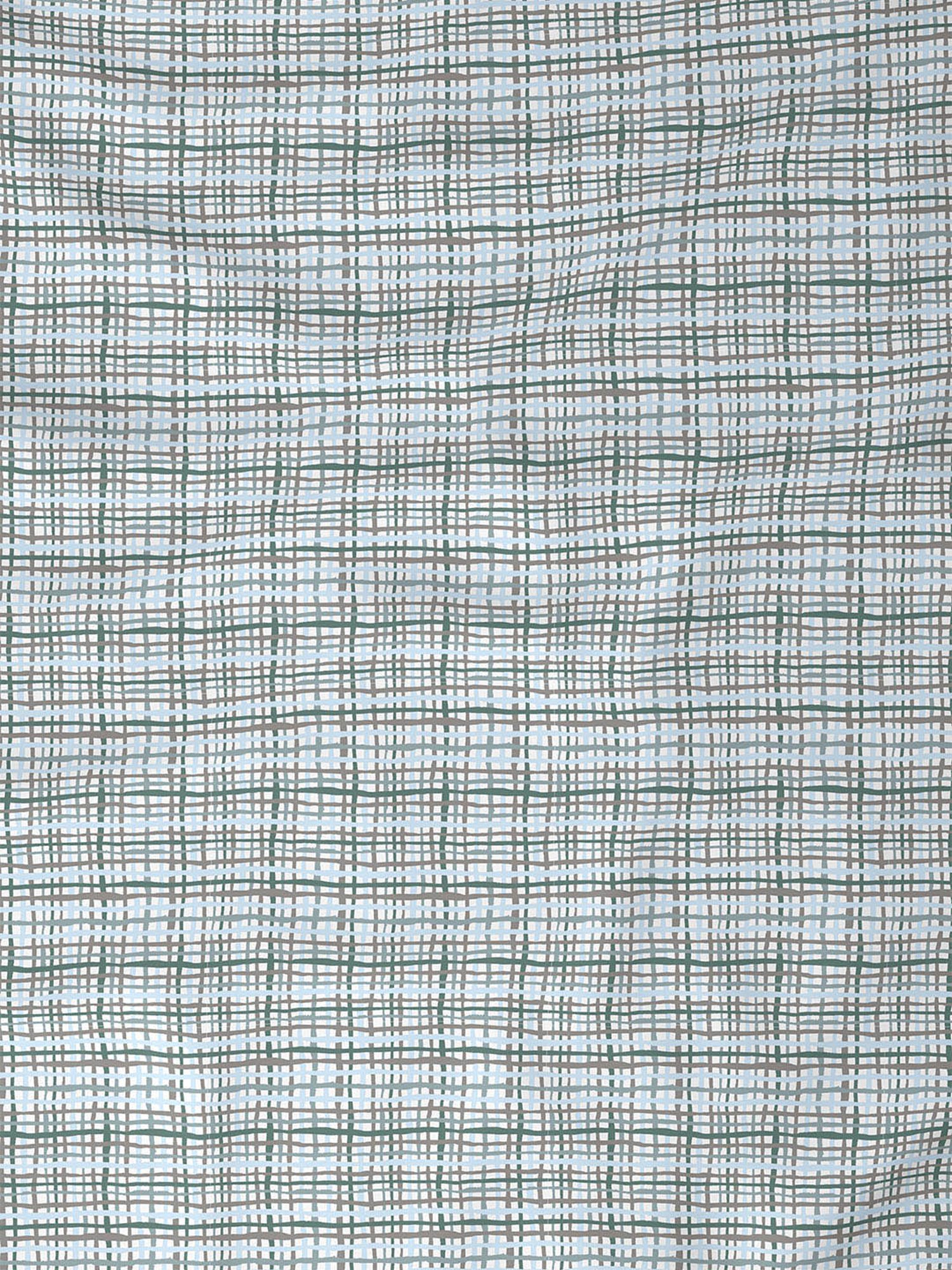 In-House by Maspar Blue 200 TC Cotton Printed Bed Sheet with 2 Pillow Cover