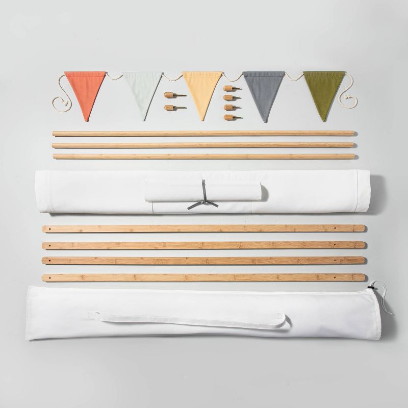 Magic Cabin - Outdoor Tent with Lights for Kids, Blue