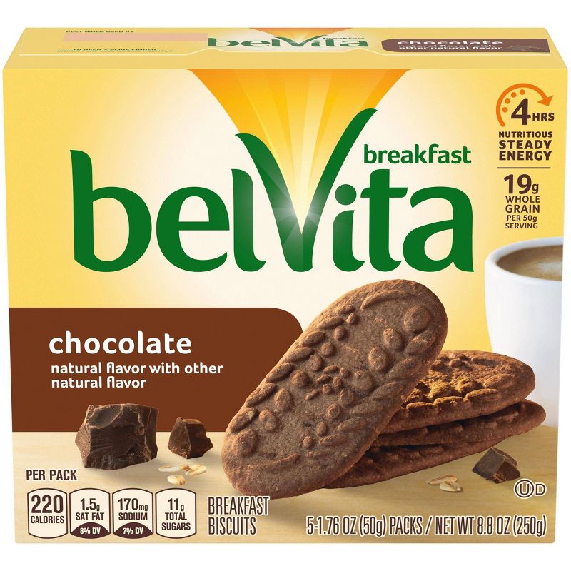 belVita Chocolate Breakfast Biscuits - 5 Packs