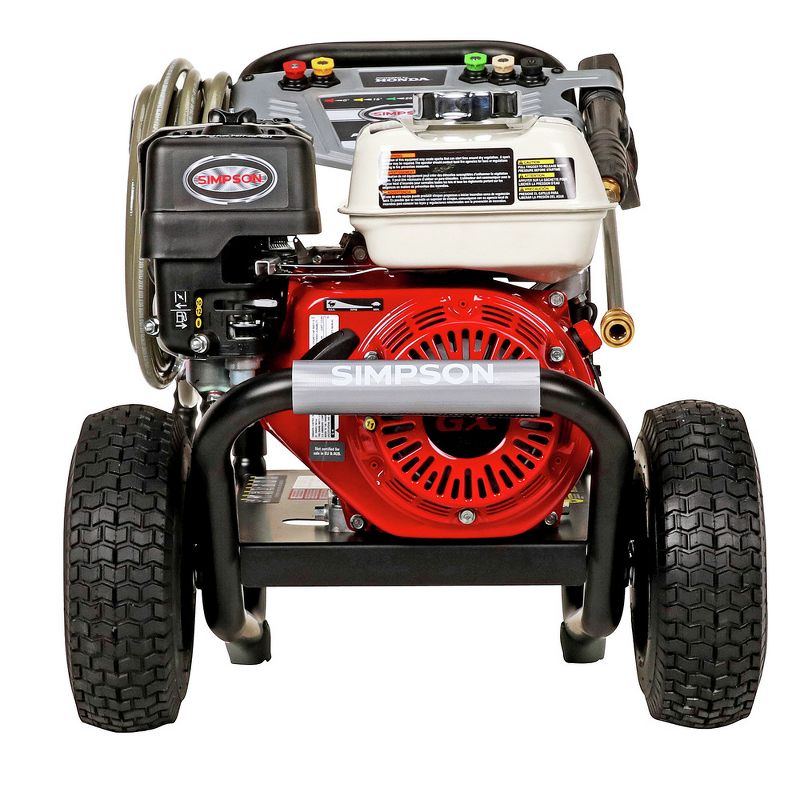 Simpson 61014 3500 PSI at 2.5 GPM HONDA GX200 with AAA AX300 Axial Cam Pump Cold Water Professional Gas Pressure Washer