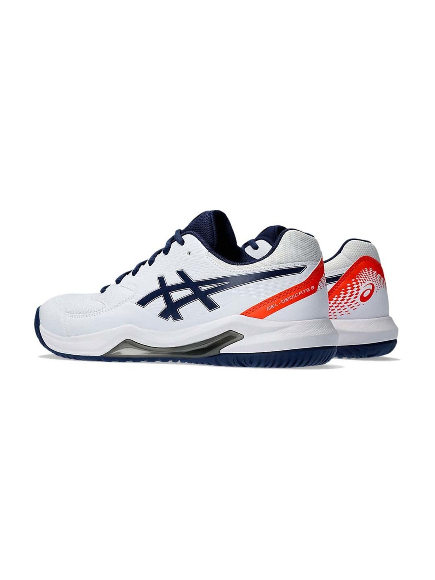 Asics Men's GEL-Dedicate 8 White Tennis Shoes