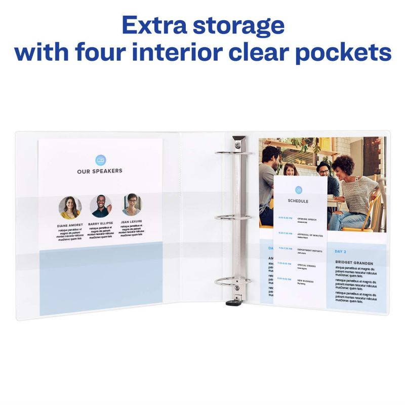 Avery Heavy-Duty View Binder with 2-Inch One Touch EZD Ring, White (79192)