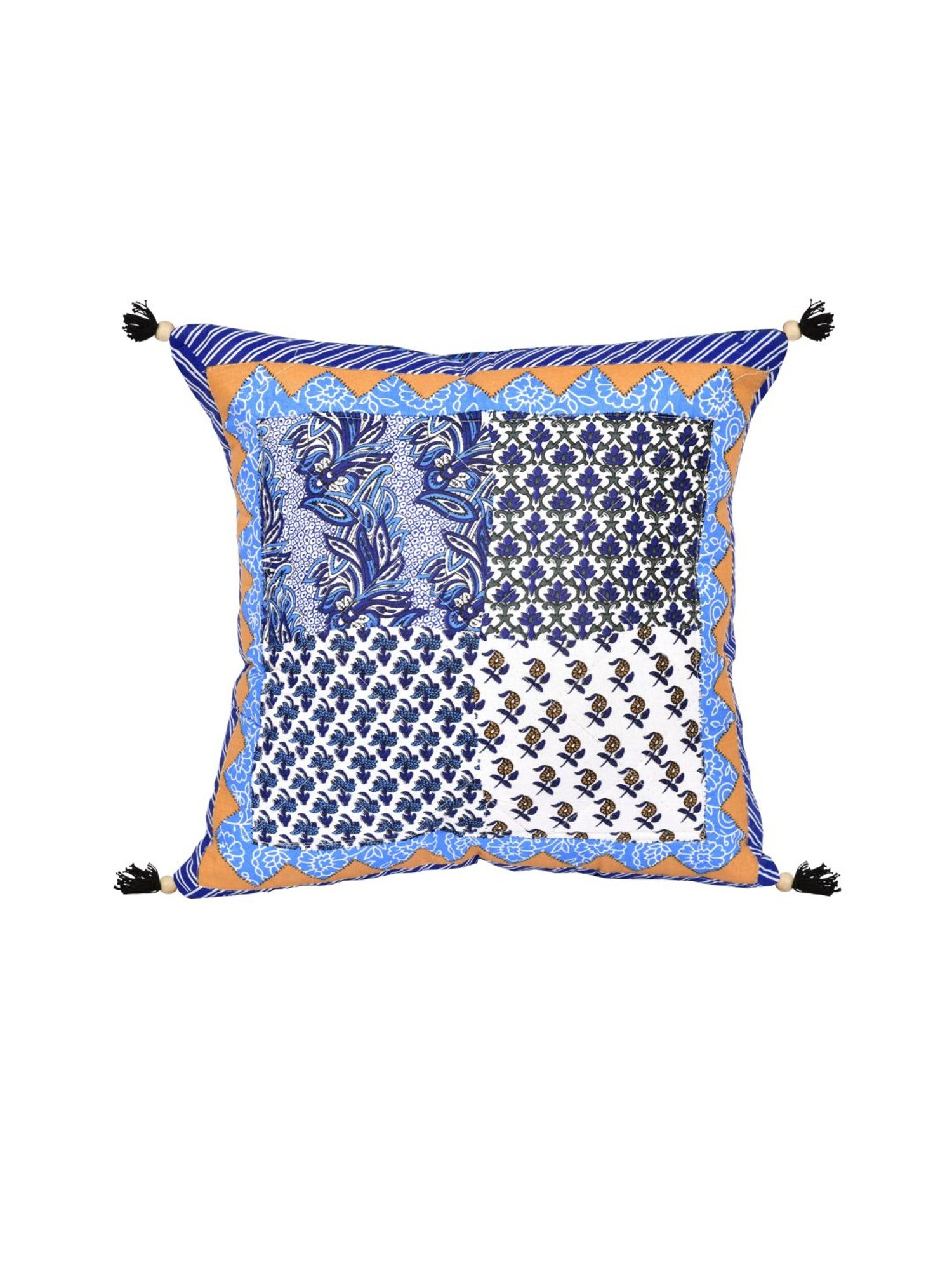 Living Roots Multicolor Cotton Cushion Covers - Set of 5