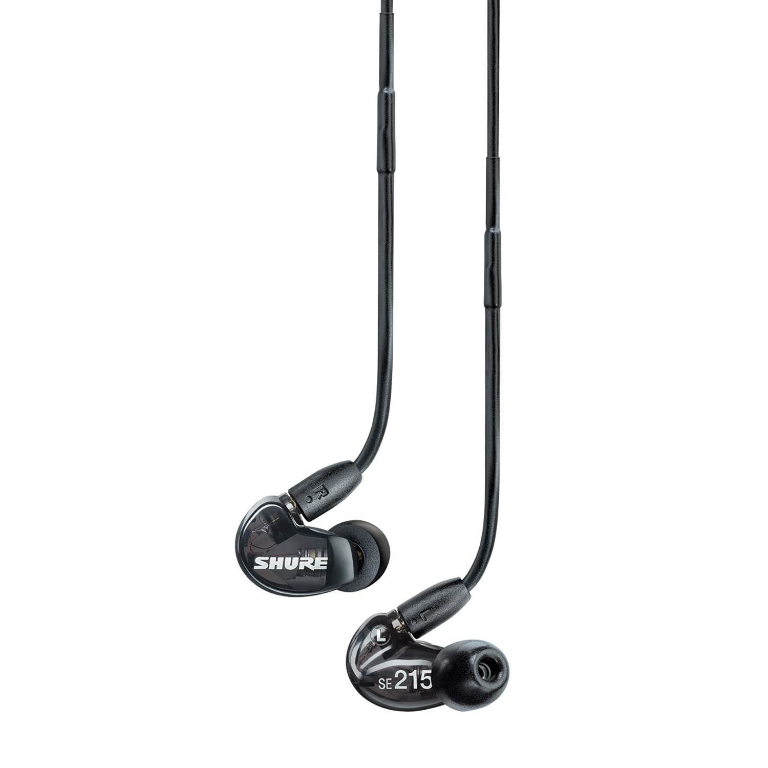 Shure Isolating MicroDriver Earphones In-Ear Stereo Headphones, Black