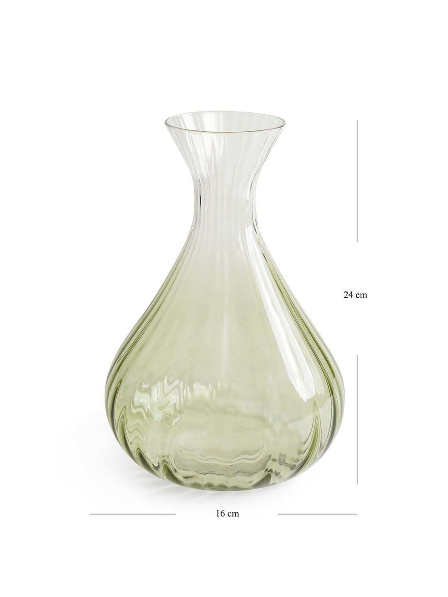 Pure Home and Living Blue Glass Decanter (0.7 L)