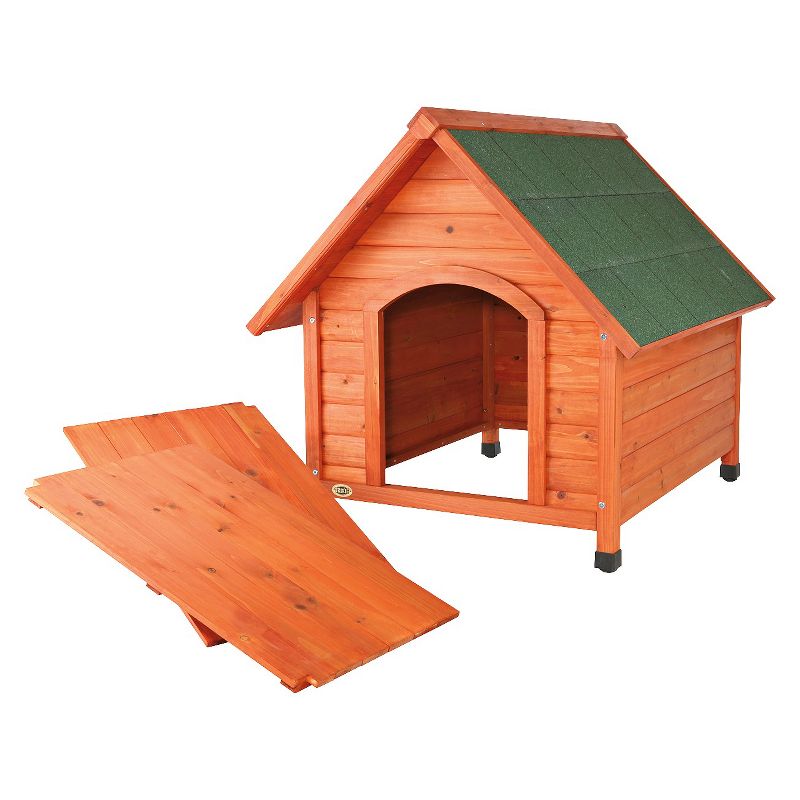 Trixie Log Cabin Dog House - L - Brown