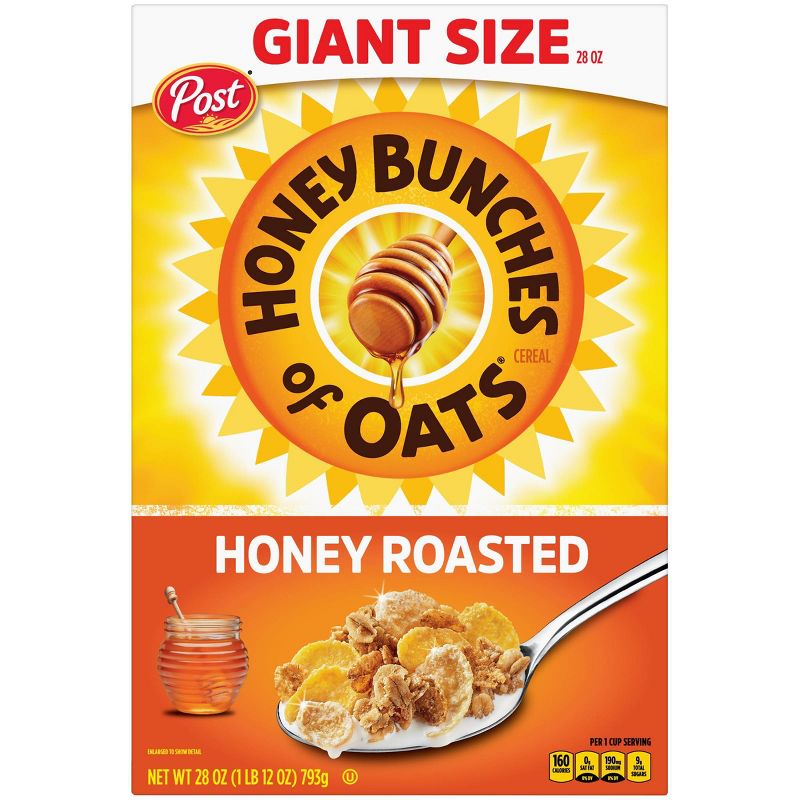 Honey Bunches of Oats Honey Roasted Breakfast Cereal - 28oz - Post
