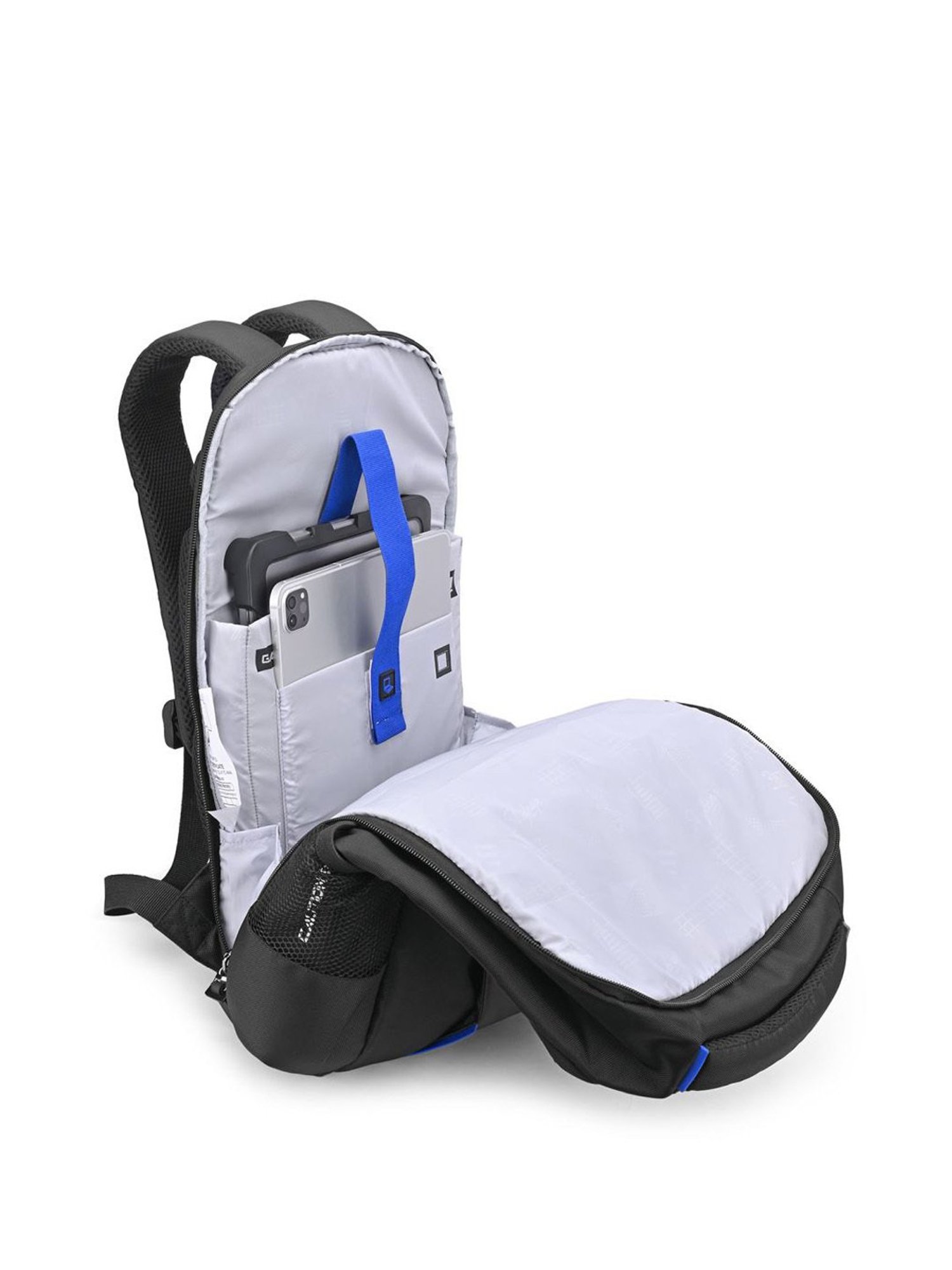 Skybags Gameraze 03 Gaming Black & Blue Polyester Printed Laptop Backpack - 25 Ltrs