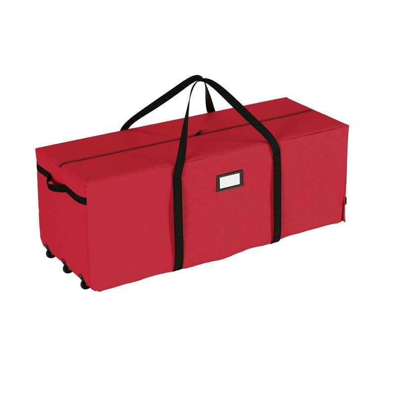 12' Premium Red Rolling Christmas Tree Storage Duffel Bag - Elf Stor