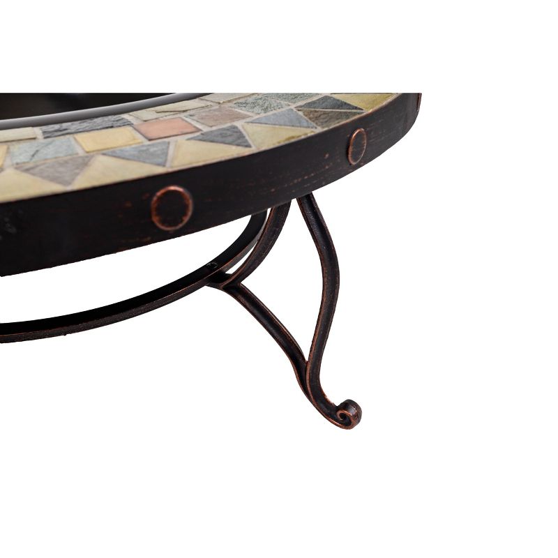 34" Juniper Slate Fire Pit - Pleasant Hearth