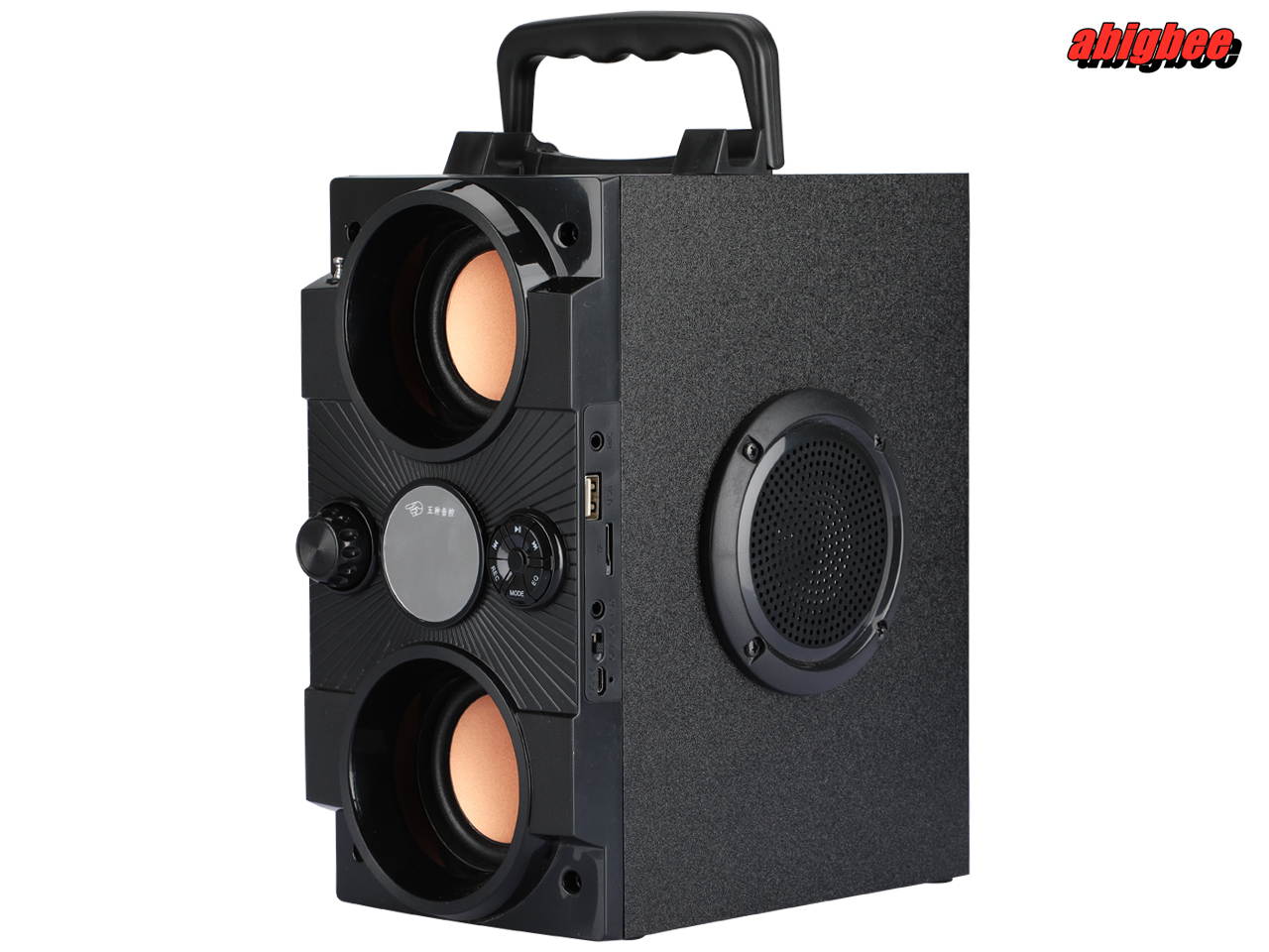 Dual Cannon King 2.2 channel Bluetooth portable speaker with radio reading U disk four speakers high volume support recording K song radio bluetooth speaker