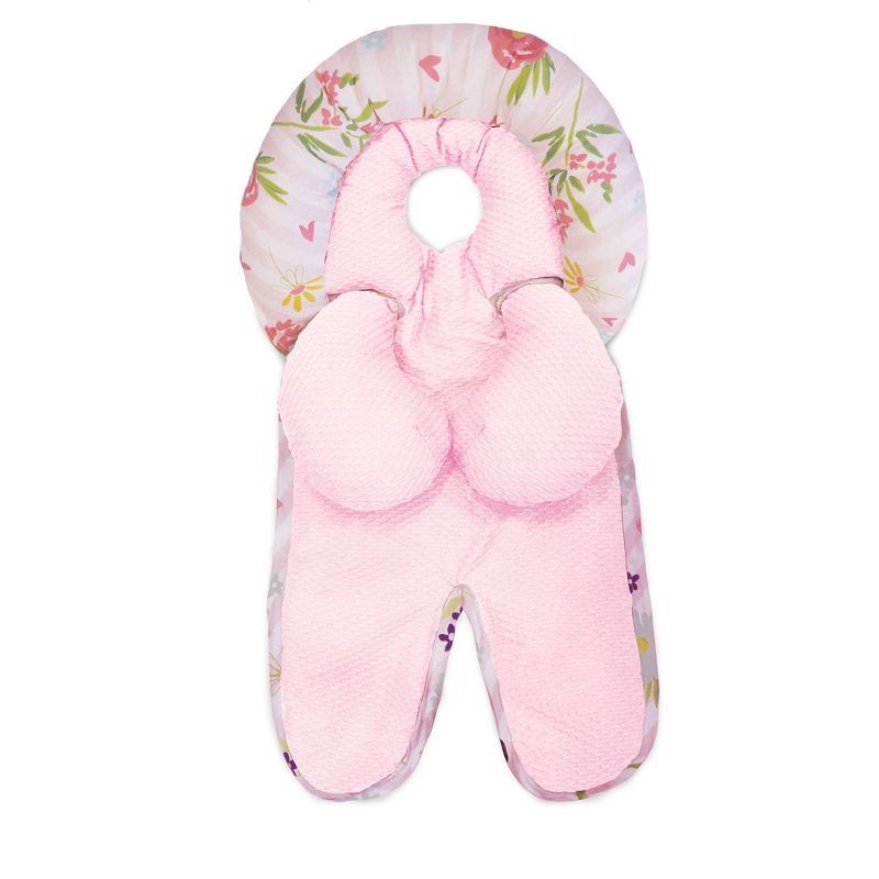 Boppy Head and Neck Support - Pink Stripe Flowers
