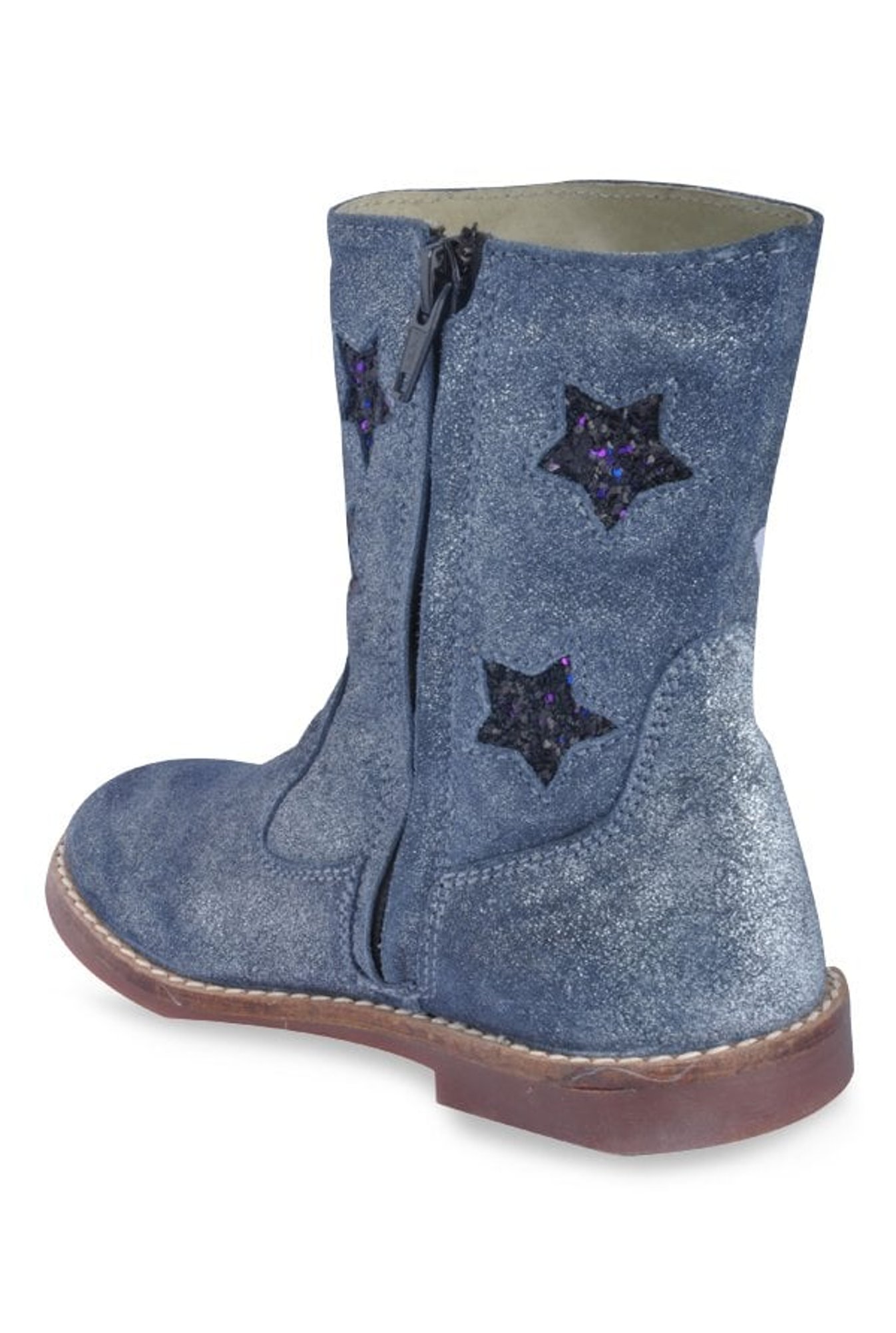 Beanz Kids Sally Metallic Grey Casual Boots