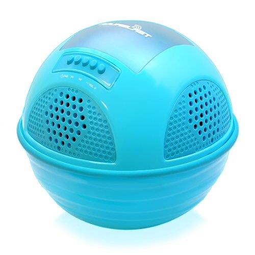 Pyle - Aqua Blast Bluetooth Floating Speaker System with Built-in Rechargeable Battery and Wireless Music Streaming  (Blue Color)