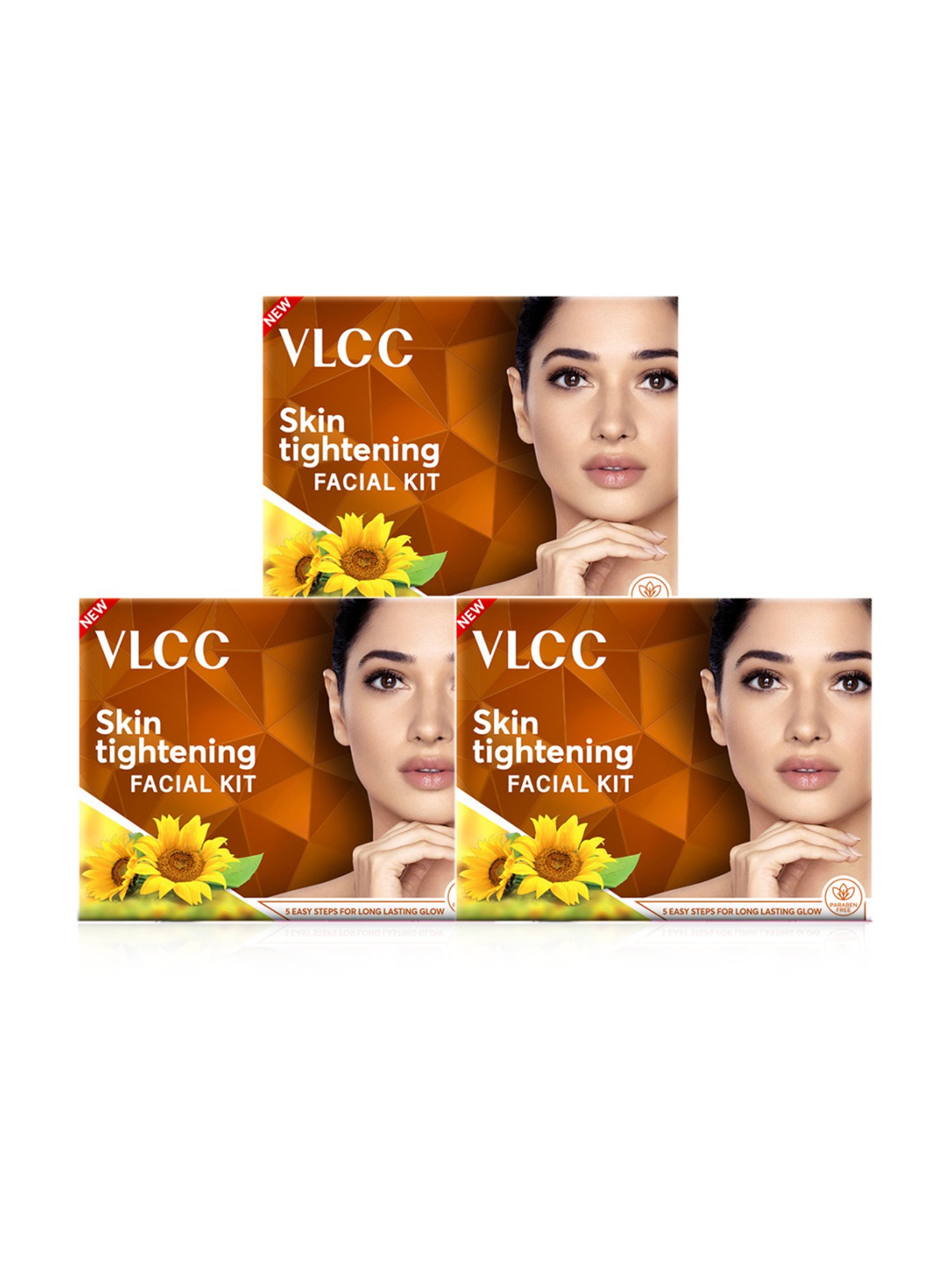 VLCC Skin Tightening Facial Kit - Pack of 3