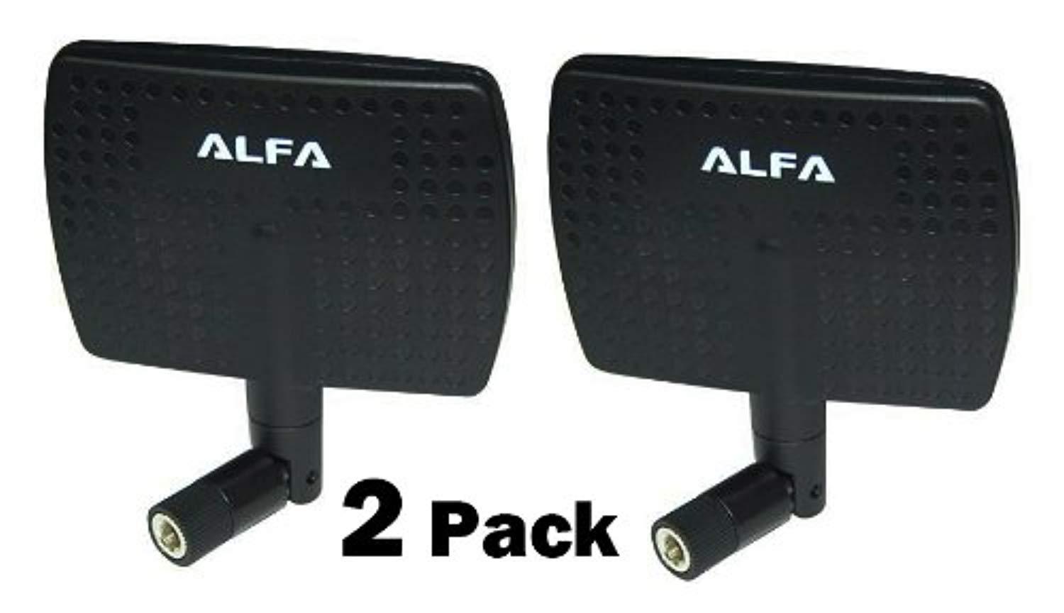 alfa 2.4hgz wifi antenna  7dbi rpsma panel screwon swivel for netwrok adaptors  also works for 3dr solo drone, dji phantom 3 drone, yuneec typhoon h st16 controller, adds range
