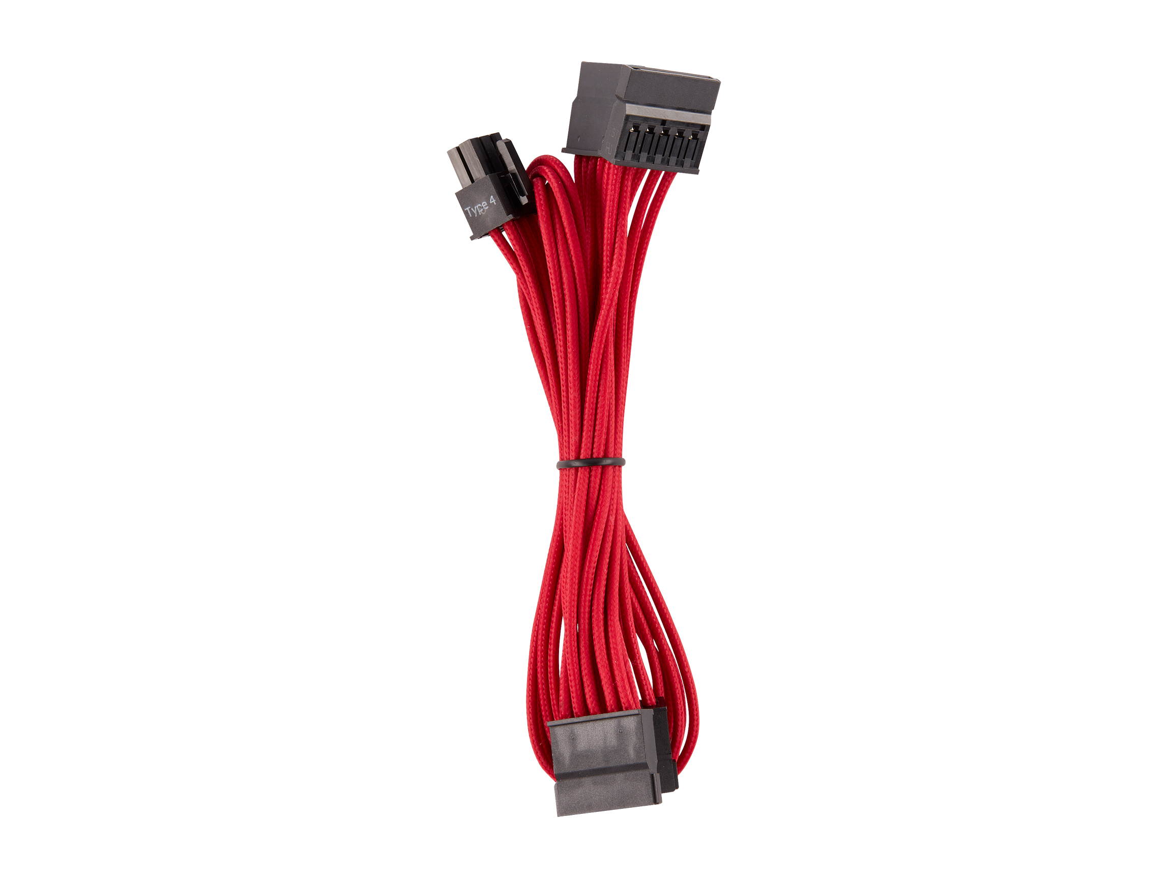 Micro Connectors 30cm Addressable RGB (ARGB) 1 to 4 Splitter Cable with/5 Male Pins (F04-04ARGB-30)