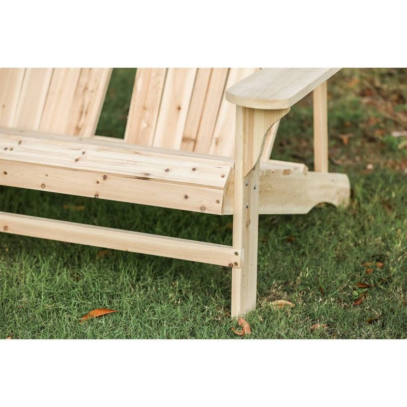 Wood Adirondack Love Seat - Patio Festival