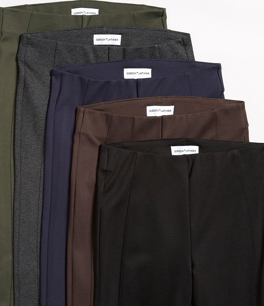 Gibson & Latimer High Rise Seamed Front Pull-On Ponte Leggings