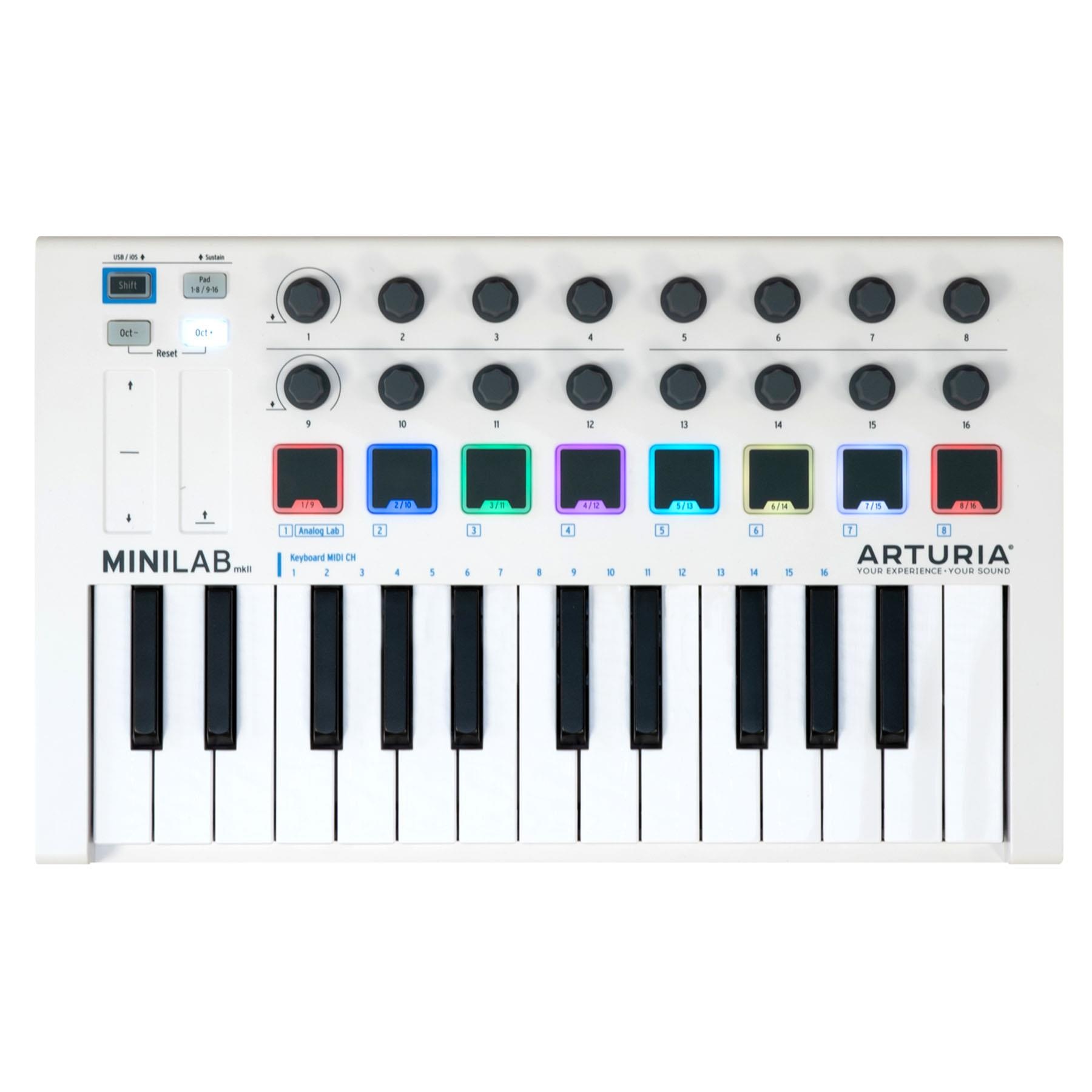 Arturia MiniLab MkII 25 Slim-key Controller