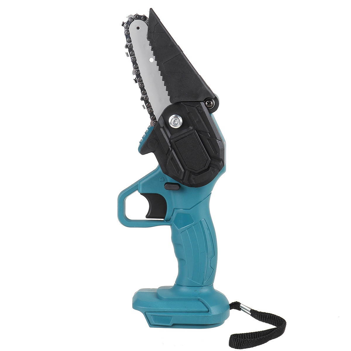 4Inch Portable Electric Chain Saws Woodworking Tool Wood Saw Cutter Chainsaw For Makita 18V Battery-Blue