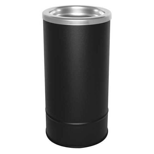 Ex-Cell Round Sand Urn w/Removable Tray Black 160