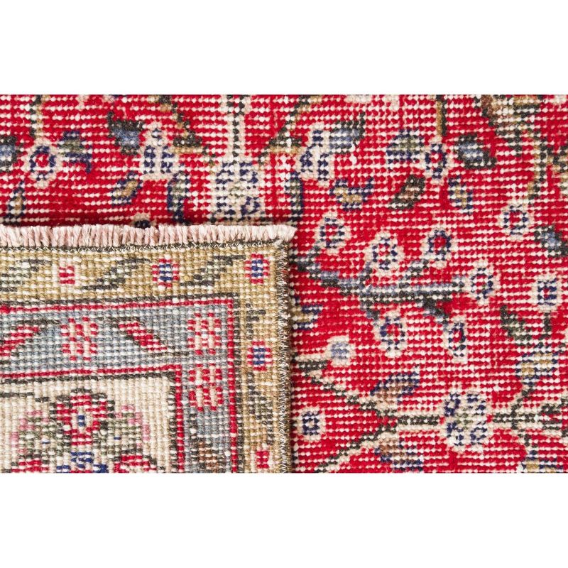 6'7"x10'8" Vintage One-of-a-Kind Yorick Rug Red - Revival Rugs