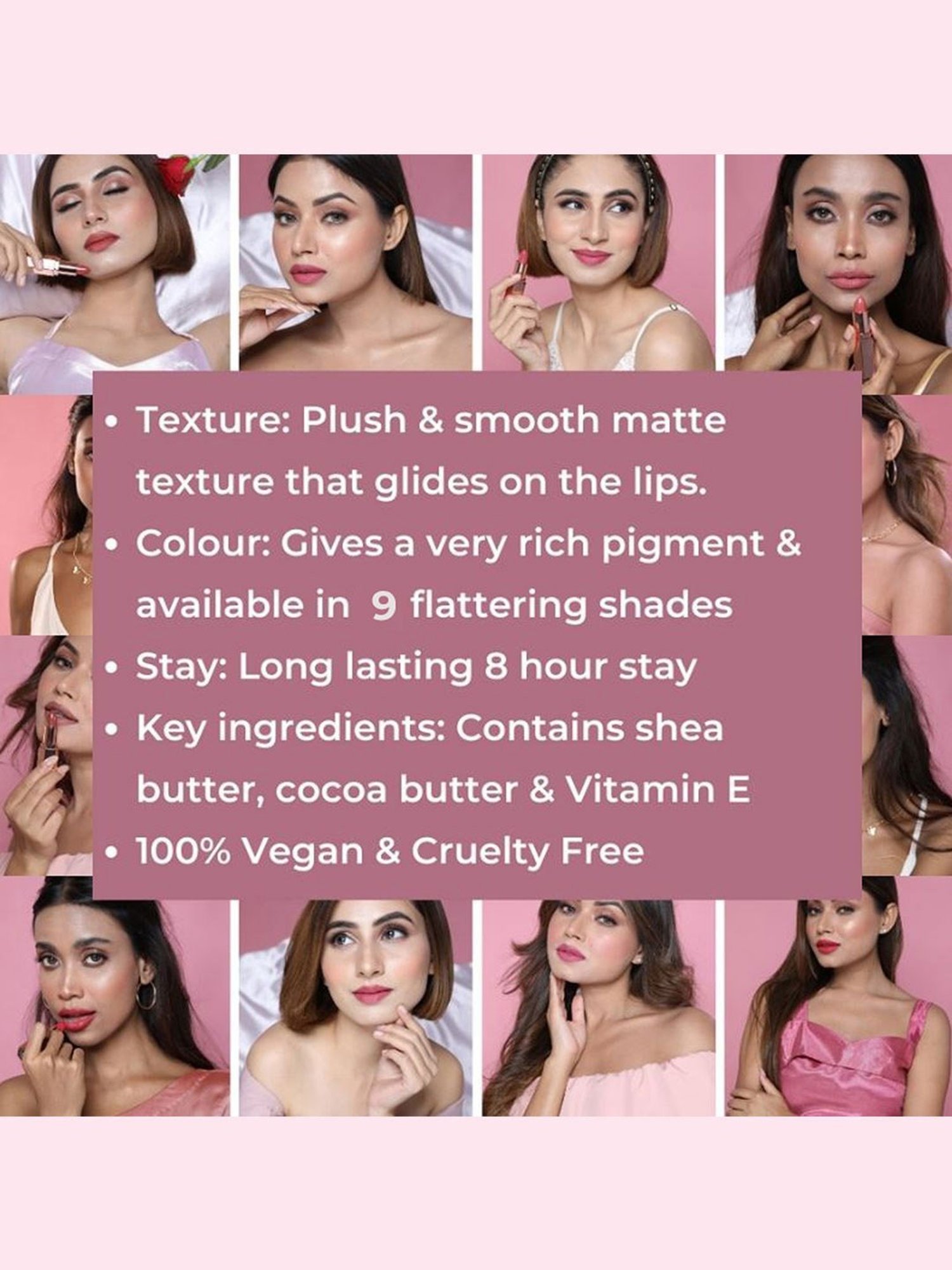 Praush Beauty Plush Matte Lipstick Wine O' Clock - 5 gm