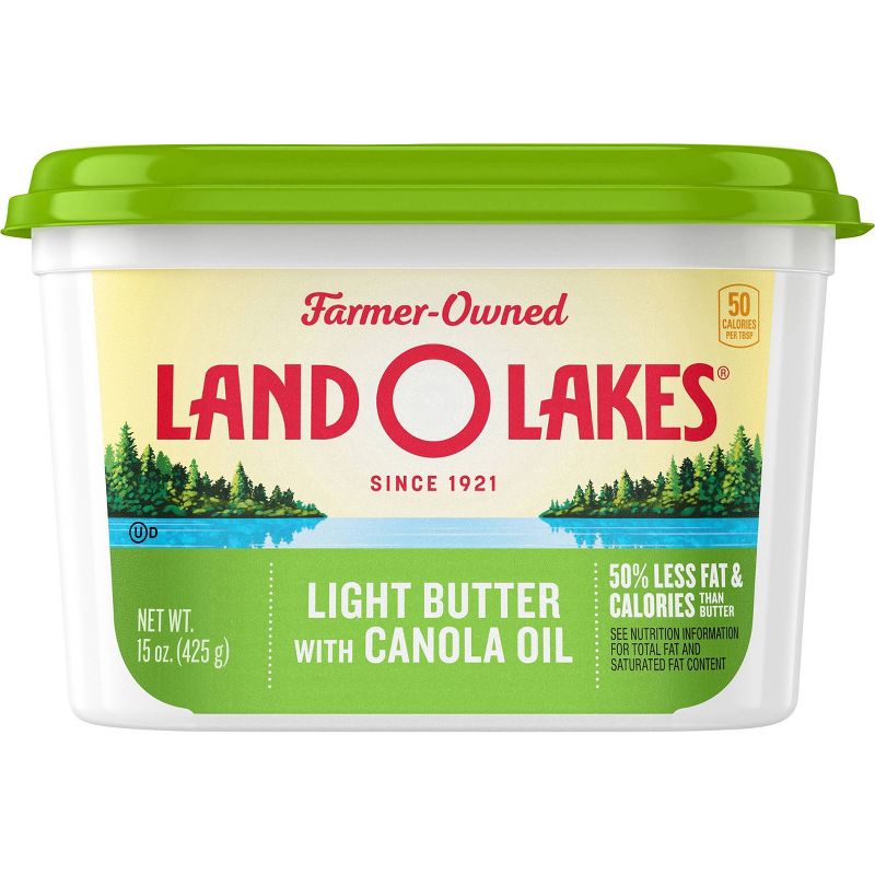 Land O Lakes Spreadable Butter with Olive Oil & Sea Salt - 7oz